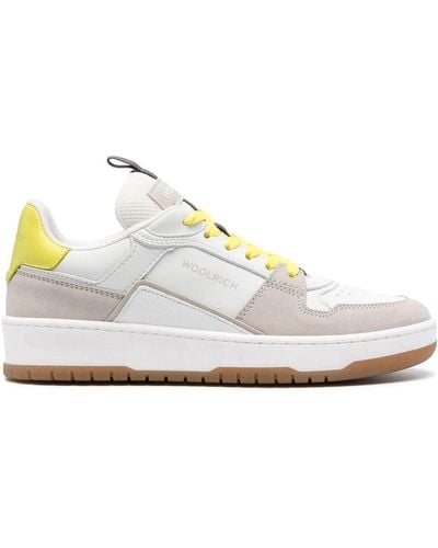 Woolrich Low Basket Trainers - White