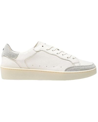 Canali Leather Trainers - White