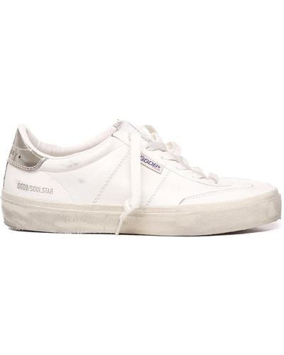 Golden Goose Soulstar Leather Trainers - White