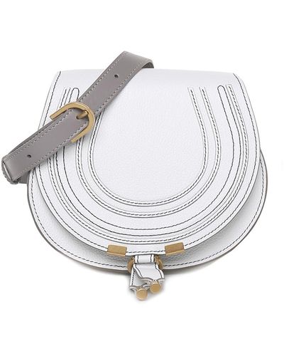 Chloé Leather Bag With Shoulder Strap - White