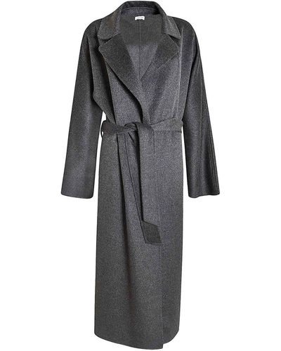 P.A.R.O.S.H. Double Wool Coat - Grey