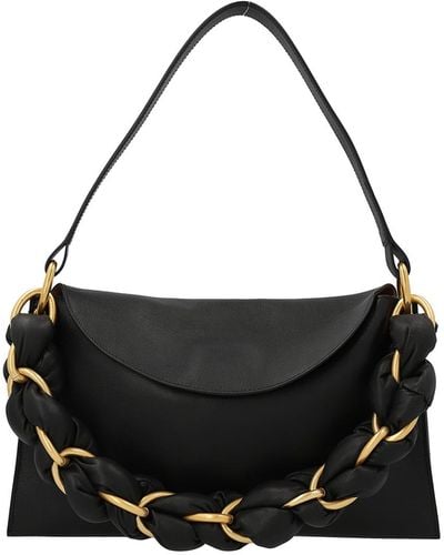 Proenza Schouler Braided Chain Shoulder Bag - Black