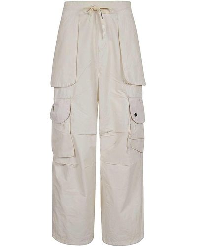 A PAPER KID Casual Trousers - White