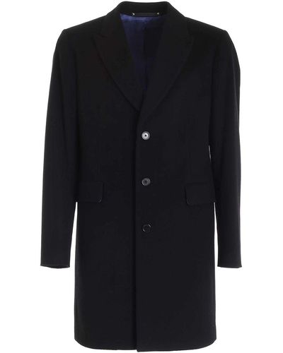 Paul Smith Single-breasted Coat In - Blue