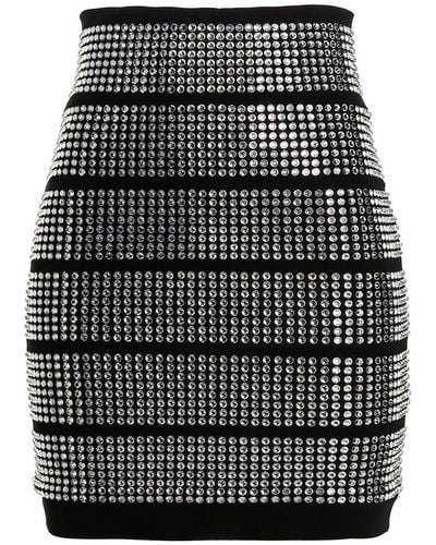 Alexandre Vauthier Crystallized Skirt - Grey