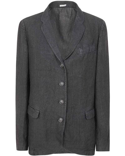 Massimo Alba Linen Jacket - Grey