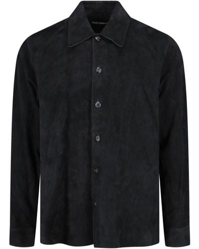 Our Legacy Suede Shirt - Black