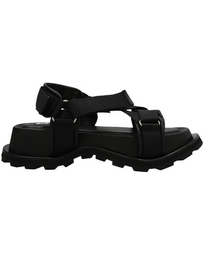 Jil Sander Oversize Sandals - Black