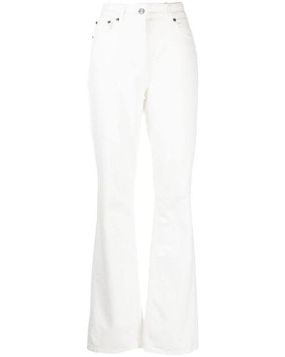 Ferragamo Denim Cotton Jeans - White