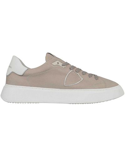 Philippe Model Leather Trainers - White