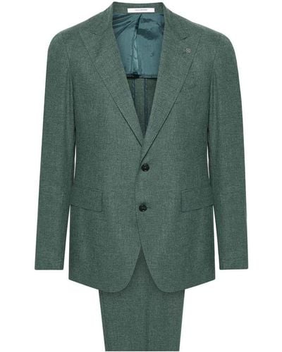 Tagliatore Wool Suit - Green