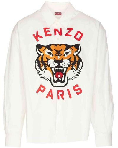 KENZO Lucky Tiger Shirt - White