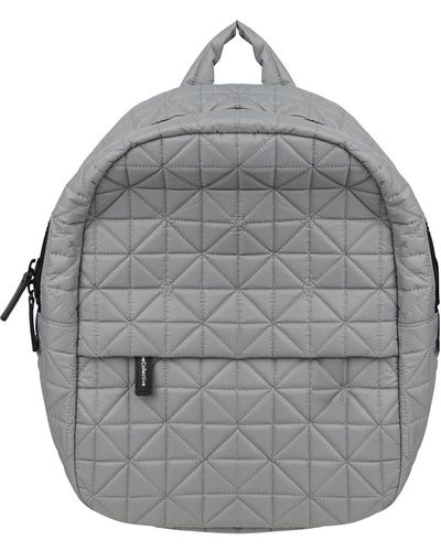 VEE COLLECTIVE Quilted Backpack - Gray