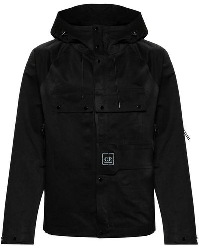 C.P. Company Hooded Jacket - Black