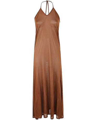 Tom Ford Halterneck Dress - Brown