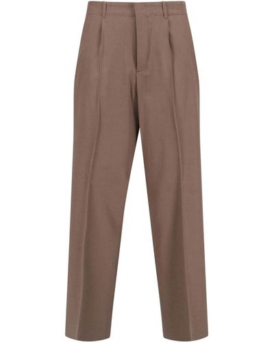Our Legacy Tailored Wool Blend Trousers - Brown