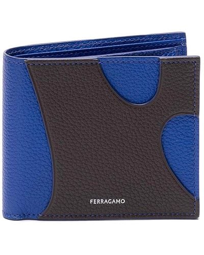 Ferragamo Cut Out Wallet - Blue