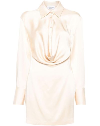Blumarine Satin Dress - White