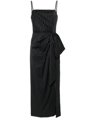 MSGM Pinstripe Pattern Suit - Black