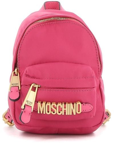 Moschino Metallic Letters Mini Bag - Pink