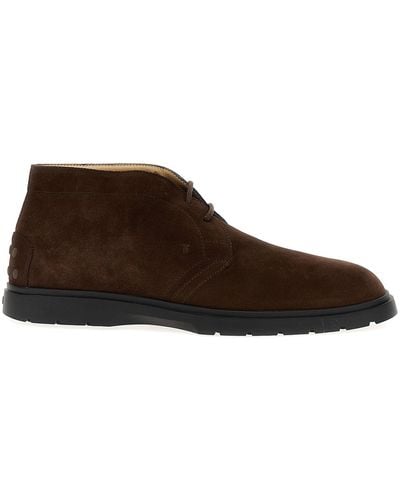 Tod's Suede Boots - Brown
