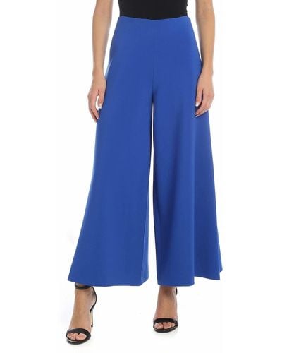 Vivetta Crop Trousers In Blue