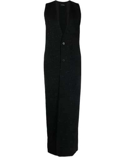 Ann Demeulemeester Sleeveless Coat - Black