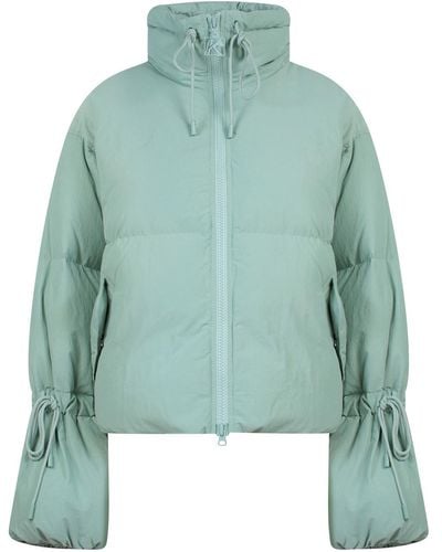 K KRIZIA Padded And Quilted Jacket With Drawstring - Green