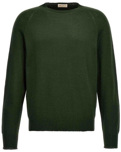 Ma'ry'ya Crew-neck Sweater - Green