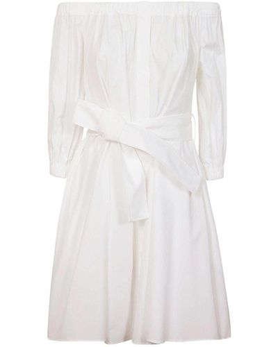 P.A.R.O.S.H. Satin Dress - White