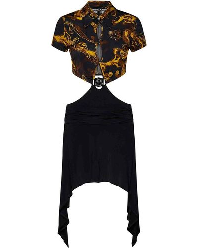 Versace Mini Shirtdress - Black