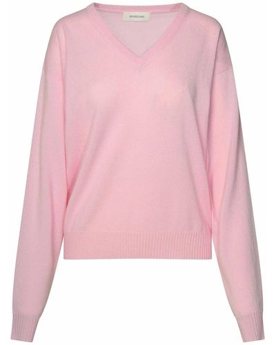 Sportmax Pink Wool Blend Jumper