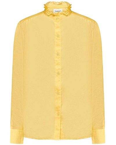 Isabel Marant Shirt With Ruffles - Yellow