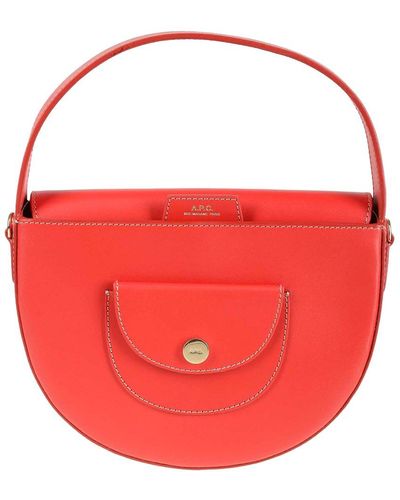 A.P.C. Leather Bag - Red