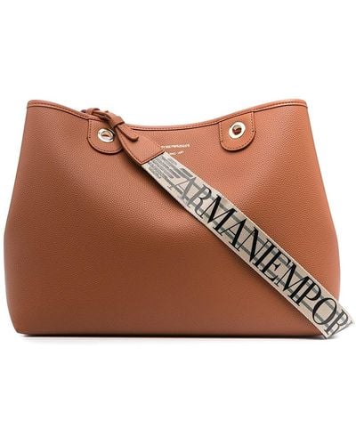 Balenciaga Myea Medium Shopping Bag - Brown
