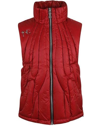 THUG CLUB Cave Goose Down Vest - Red