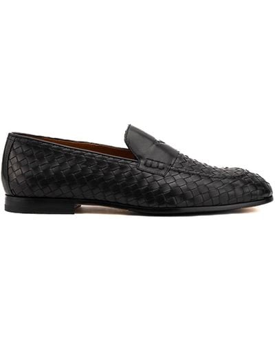 Doucal's Loafers Braided Des - Black