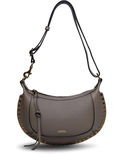 Isabel Marant Mole Leather Bag - Grey