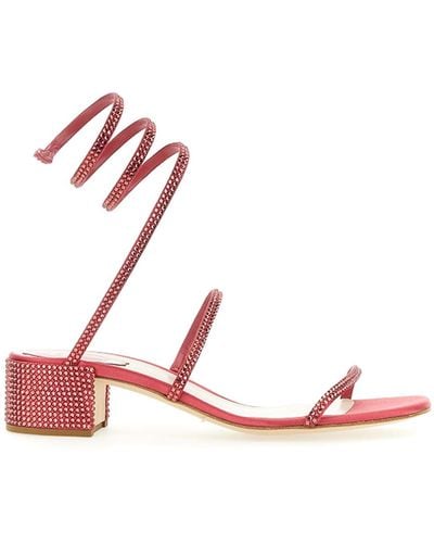 Rene Caovilla Cleo Sandals - Pink