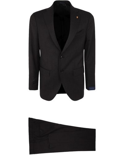 Sartoria Latorre Two Buttons Suit - Black