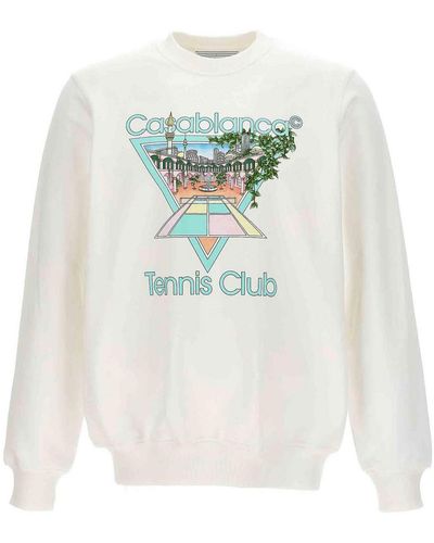 Casablancabrand Tennis Club Icon Sweatshirt - White