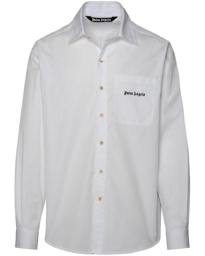 Palm Angels Cotton Shirt - Grey