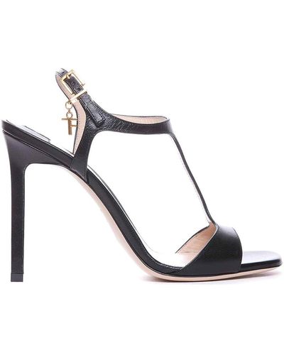Tom Ford Angelina Pump Sandals - White