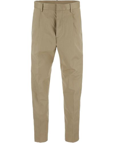 DSquared² Trousers With Side Pockets - Natural