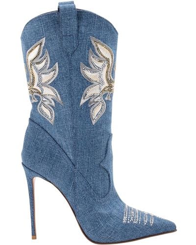 Le Silla Ankle Boots - Blue