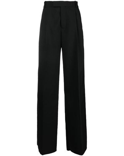 Alexander McQueen Oversized Tailored Trousers - Black