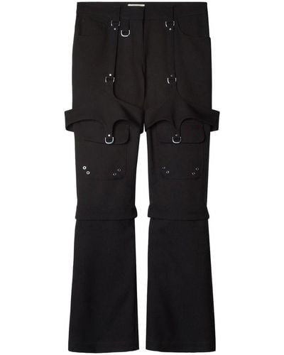 Off-White c/o Virgil Abloh Cargo Pants With Buckle Detail - Black