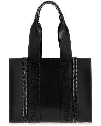 Chloé Medium Shopping Bag - Black