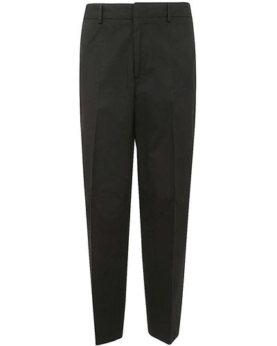 Jil Sander Relaxed Fit Trousers - Black