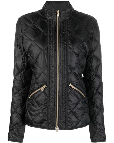 Fay Diamond-quilt Jacket - Black